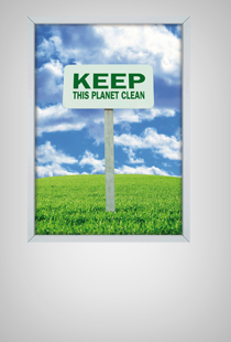 Alu Snap Frame Wall 20 mm silbereloxiert