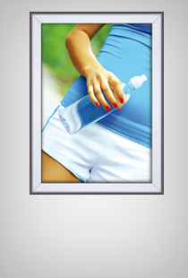 Alu Snap Frame Wall 30 mm silbereloxiert