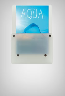 Acrylic Frosted Broschrenhalter