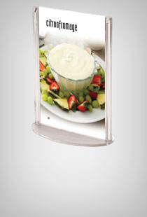 Oval Leaflet Menuholder
