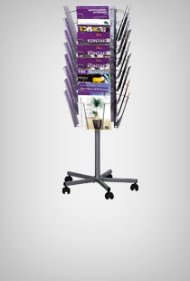 Mobile 32 Broschure Stand